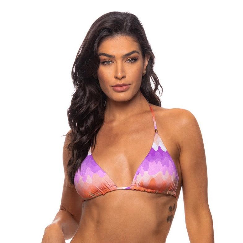 Guria Purple Shimmer Reversible Triangle Top