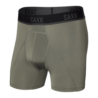 Saxx "Kinetic" HD Light-Compression Cargo Grey Mesh Boxer Brief - Lion's Lair Boutique - 2X, continuity, KHD, Kinetic, L, M, S, Saxx, XL, XS - Saxx