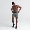 Saxx "Kinetic" HD Light-Compression Cargo Grey Mesh Boxer Brief - Lion's Lair Boutique - 2X, continuity, KHD, Kinetic, L, M, S, Saxx, XL, XS - Saxx