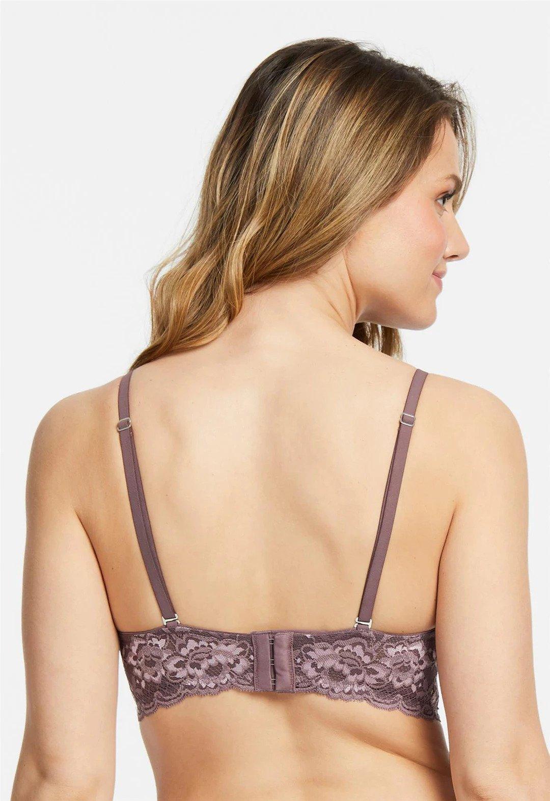 Montelle Almond Spice Cup-Sized Lace Bralette (B-I)