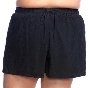 Maxine Black Solid Woven Board Short - Lion's Lair Boutique - 1X, 2X, Black, Bottom, BRD, continuity, L, M, Maxine, Solid, Swimwear, XL - Maxine