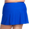 Maxine Cobalt Royal Blue Solid Wide Band Skort Bottom - Lion's Lair Boutique - 1X, 2X, Bottom, continuity, L, M, Maxine, Royal Blue, S, Solid, Swimwear, XL - Maxine