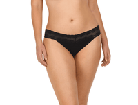 Natori "Bliss Perfection" Black One Size Thong - Lion's Lair Boutique - Bliss, continuity, L, lingerie, M, Natori, S, THG - Natori