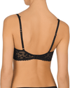 Natori "Cherry Blossom" Black UW Convertible Bra - Lion's Lair Boutique - 30, 32, 34, 36, B, BRV, C, Cherry Blossom, continuity, D, DD, E, F, lingerie, Natori, plunge - Natori