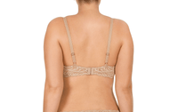 Natori "Feathers" Café UW Contour Plunge Bra - Lion's Lair Boutique - 30, 32, 34, 36, 38, B, BRV, C, continuity, D, DD, E, F, Feathers, lingerie, Natori, plunge - Natori