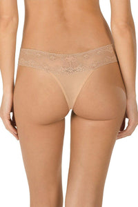 Natori "Bliss Perfection" Café One Size Thong - Lion's Lair Boutique - Bliss, continuity, L, lingerie, M, Natori, S, THG - Natori