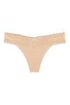 Natori "Bliss Perfection" Café One Size Thong - Lion's Lair Boutique - Bliss, continuity, L, lingerie, M, Natori, S, THG - Natori