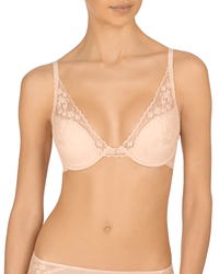 Natori "Cherry Blossom" Cameo Rose UW Convertible Bra - Lion's Lair Boutique - 30, 32, 34, 36, B, BRV, C, Cherry Blossom, continuity, D, DD, E, F, lingerie, Natori, plunge - Natori