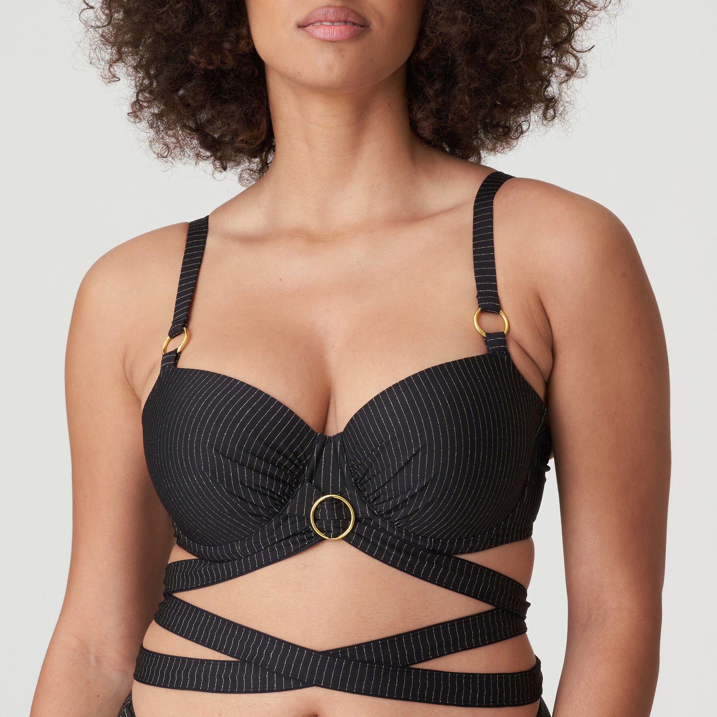 Prima Donna "Solta" UW Padded Balcony Bikini Top - Lion's Lair Boutique - 32, 34, 36, 38, 40, Bikini, Black, C, D, E, F, Fashion, G, Jan 2023, Prima Donna, Swimwear, Top, UWP - Prima Donna