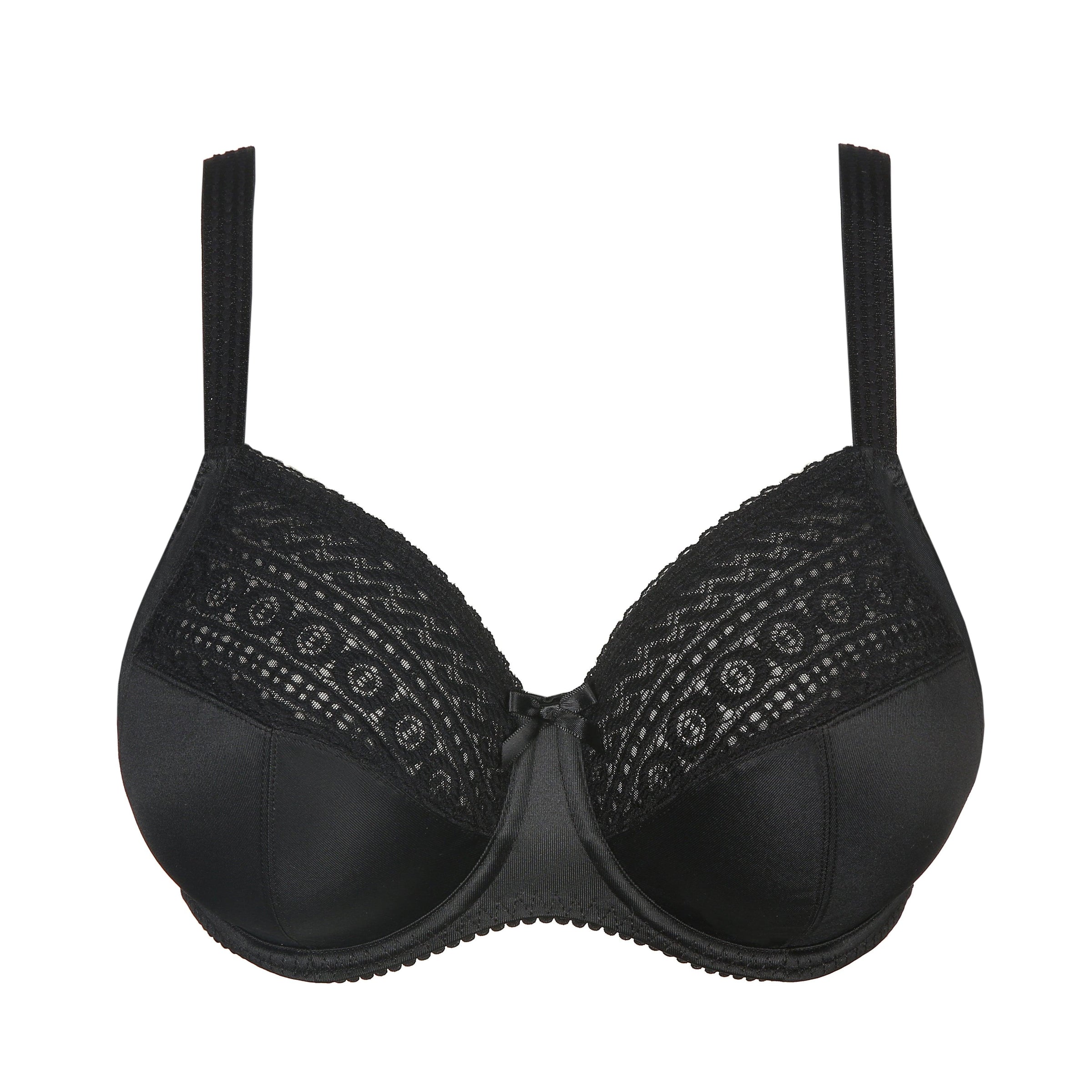 Prima Donna "Montara" Black UW Full Cup Bra (C-H) - Lion's Lair Boutique - 32, 34, 36, 38, 40, 42, 44, 46, 48, 50, ALT, BR4, C, continuity, D, deep cup, E, F, full cup, G, H, I, J, K, L Cup, lingerie, M Cup, MAR 2023, Prima Donna - Prima Donna