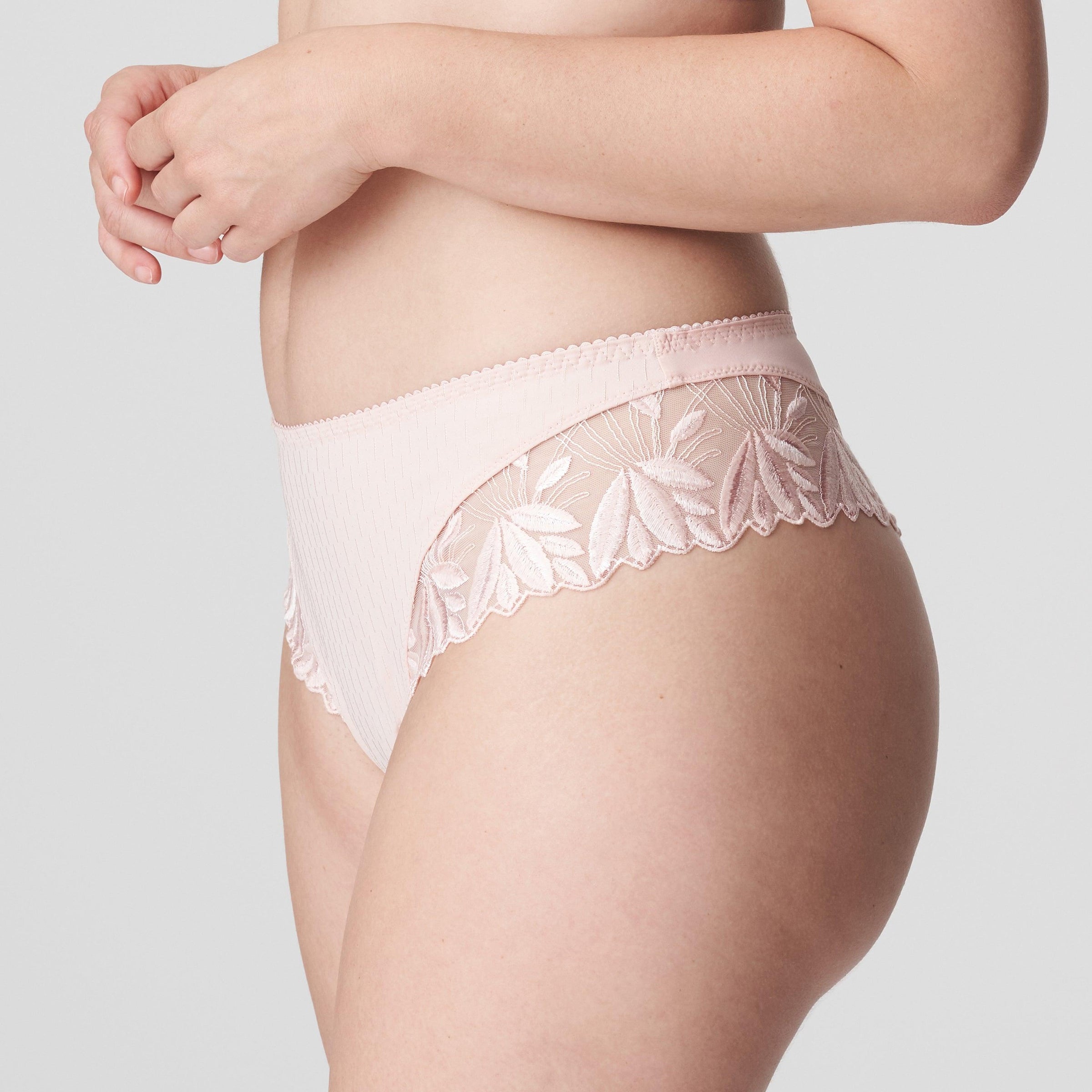 Prima Donna "Orlando" Pearly Pink Luxury Thong - Lion's Lair Boutique