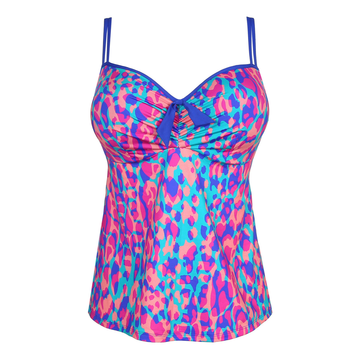 Prima Donna "Karpen" UW Padded Full Cup Tankini - Lion's Lair Boutique - 34, 36, 38, 40, C, D, E, F, Fashion, G, Jan 2023, Prima Donna, Royal Blue, Swimwear, Tankini, TNP - Prima Donna