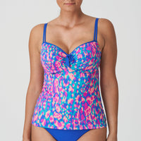 Prima Donna "Karpen" UW Padded Full Cup Tankini - Lion's Lair Boutique - 34, 36, 38, 40, C, D, E, F, Fashion, G, Jan 2023, Prima Donna, Royal Blue, Swimwear, Tankini, TNP - Prima Donna