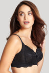 Panache "Andorra" Black Non Wired Full Cup Bra - Lion's Lair Boutique - 28, 30, 32, 34, 36, 38, 40, Andorra, continuity, D, DD, E, F, FF, full cup, G, GG, H, HH, J, lingerie, Panache, SFT, wireless - Panache