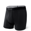 Saxx "Quest" Quick Dry Black II Boxer Brief - Lion's Lair Boutique - 2X, Boxer, continuity, L, M, S, Saxx, XL, XS - Saxx