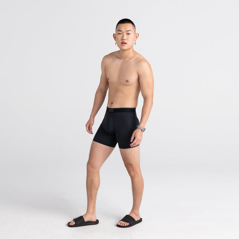 Saxx "Quest" Quick Dry Black II Boxer Brief - Lion's Lair Boutique - 2X, Boxer, continuity, L, M, S, Saxx, XL, XS - Saxx