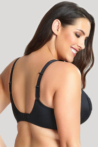 Sculptresse "Roxie" Black UW Plunge Bra (D-J) - Lion's Lair Boutique - 34, 36, 38, 40, 42, 44, 46, ALT, BPX, continuity, D, DD, E, F, FF, G, GG, H, HH, J, lingerie, plunge, Sculptresse - Sculptresse