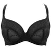 Sculptresse "Roxie" Black UW Plunge Bra (D-J) - Lion's Lair Boutique - 34, 36, 38, 40, 42, 44, 46, ALT, BPX, continuity, D, DD, E, F, FF, G, GG, H, HH, J, lingerie, plunge, Sculptresse - Sculptresse