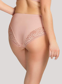 Sculptresse "Roxie" Misty Rose High Waist Brief - Lion's Lair Boutique - 2X, 3X, 4X, 5X, 6X, continuity, HIW, L, lingerie, M, Roxie, Sculptresse, XL - Sculptresse