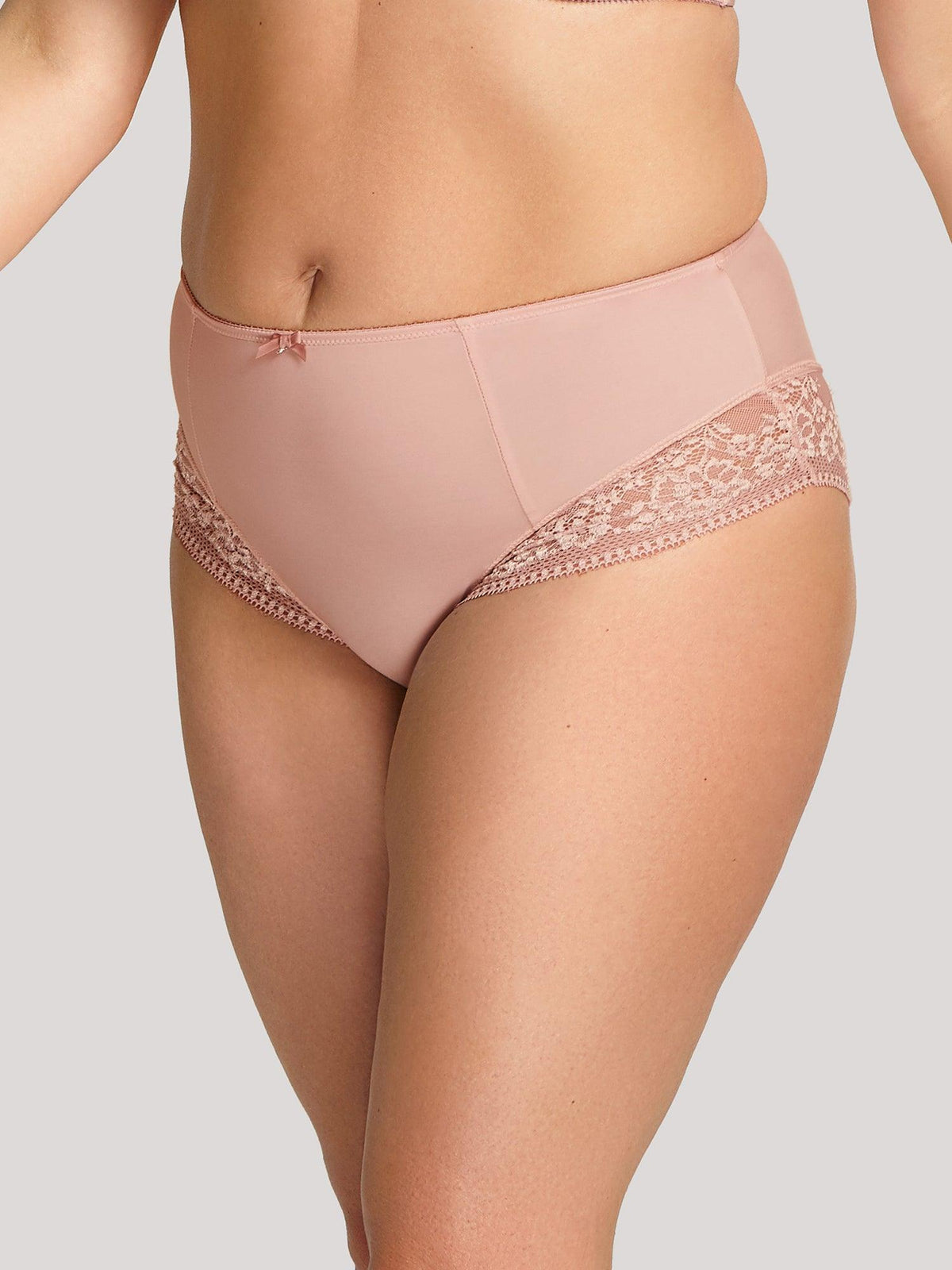 Sculptresse "Roxie" Misty Rose High Waist Brief - Lion's Lair Boutique - 2X, 3X, 4X, 5X, 6X, continuity, HIW, L, lingerie, M, Roxie, Sculptresse, XL - Sculptresse