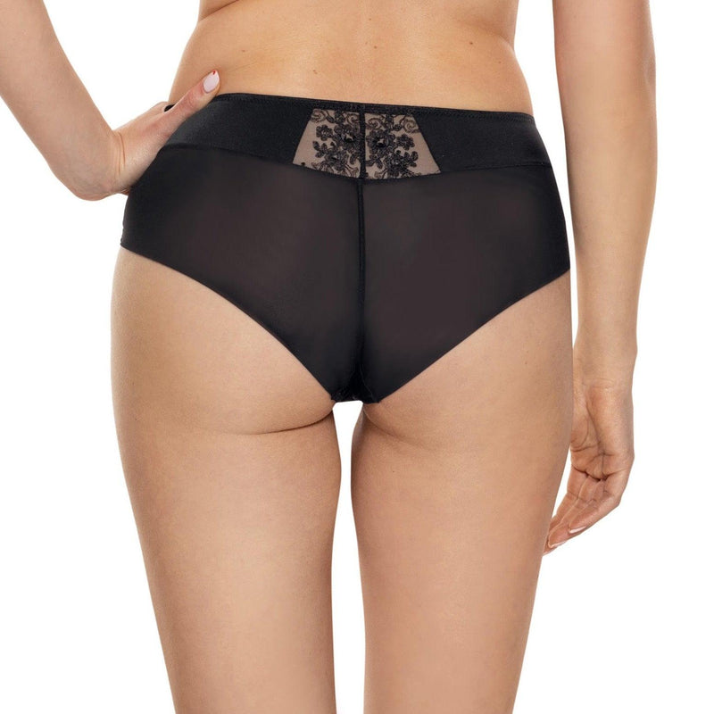 Subtille "Linda" Black High Cut Panty - Lion's Lair Boutique - 2X, 3X, continuity, HIW, L, Linda, lingerie, M, polish, S, Subtille, XL - Subtille