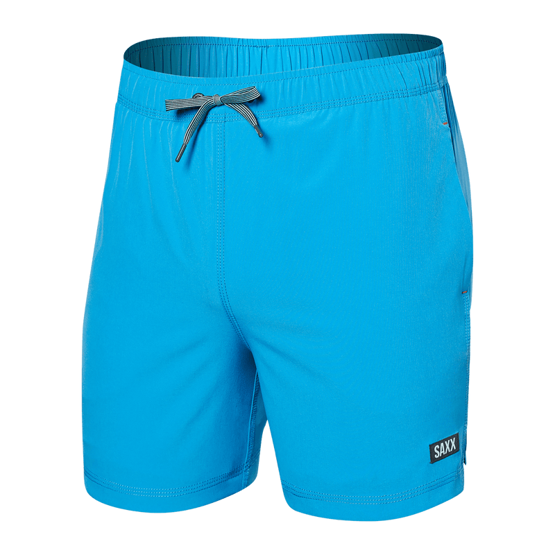 Saxx "Oh Buoy" Tropical Blue 5" Trunks - Lion's Lair Boutique - 2X, BOX, Fashion, FEB 2023, L, M, S, Saxx, Swimwear, XL - Saxx