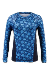Tormenter Ocean Women's Navy Angelfish Printed Performance Shirt