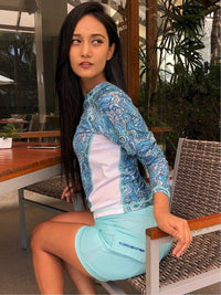 Tormenter Ocean Women's Seafoam Bermuda Series Yachting Shorts