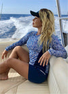 Tormenter Ocean Women's Navy Bermuda Series Yachting Shorts