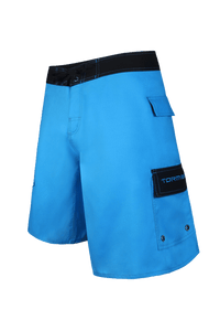 Tormenter Ocean "Waterman" Blue on Blue 5 Pocket Boardshorts - Lion's Lair Boutique - 30, 32, 34, 36, 38, 40, 42, 44, 46, BRD, men, Swimwear - Tormenter