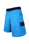 Tormenter Ocean "Waterman" Blue on Blue 5 Pocket Boardshorts - Lion's Lair Boutique - 30, 32, 34, 36, 38, 40, 42, 44, 46, BRD, men, Swimwear - Tormenter