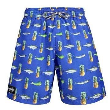 Tormenter Ocean "Mai Tai" Pelagics & Pineapple Volley Swim Shorts