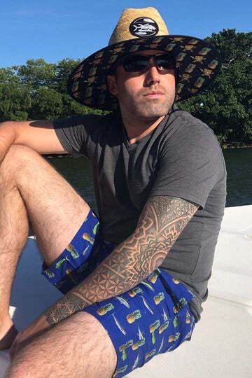Tormenter Ocean "Mai Tai" Pelagics & Pineapple Volley Swim Shorts