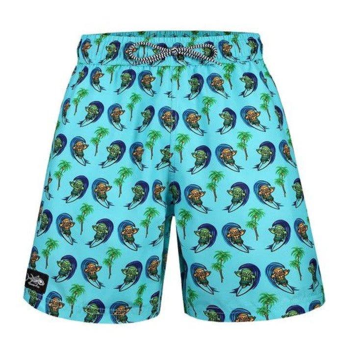 Tormenter Ocean "Mai Tai" Surfing Tikis Volley Swim Shorts - Lion's Lair Boutique - 2X, ALT, BOX, L, M, men, S, Swimwear, XL - Tormenter