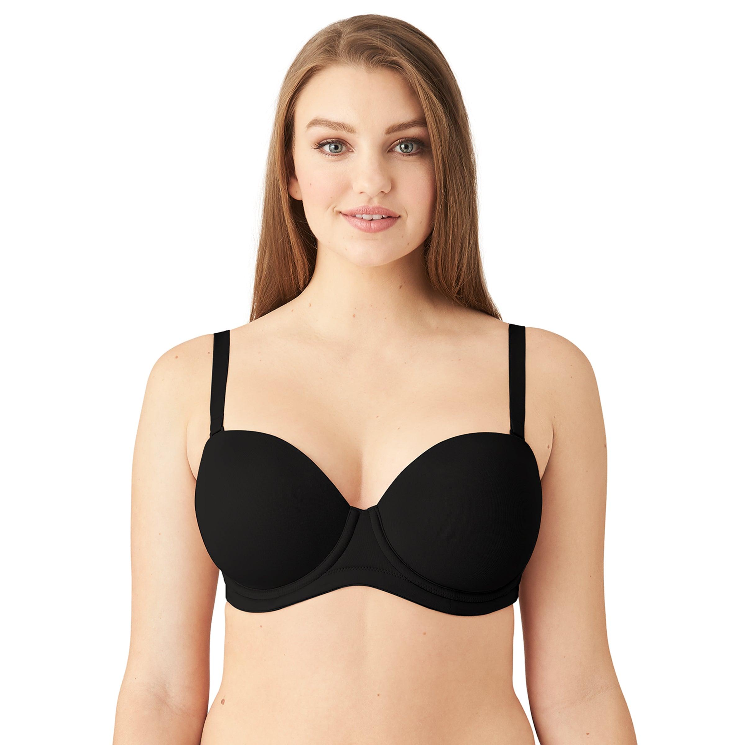 Wacoal "Red Carpet" Black UW Strapless Bra - Lion's Lair Boutique - 30, 32, 34, 36, 38, 40, 42, 44, B, BNS, C, continuity, D, DD, E, F, FF, G, lingerie, Red Carpet, Strapless, Wacoal - Wacoal