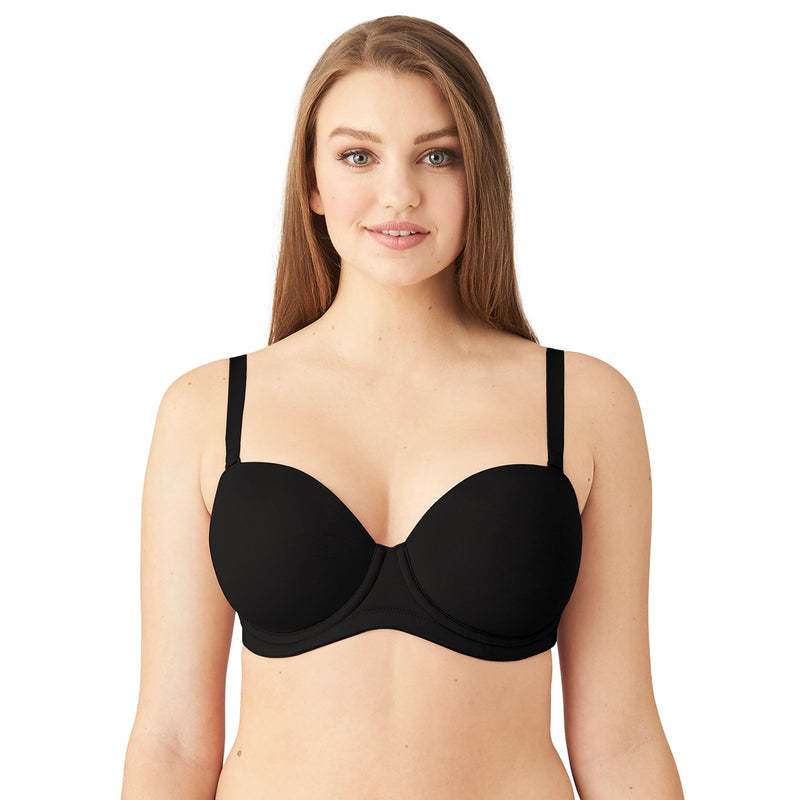 Wacoal "Red Carpet" Black UW Strapless Bra - Lion's Lair Boutique - 30, 32, 34, 36, 38, 40, 42, 44, B, BNS, C, continuity, D, DD, E, F, FF, G, lingerie, Red Carpet, Strapless, Wacoal - Wacoal