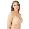 Wacoal "Embrace Lace" Sand UW Contour Bra - Lion's Lair Boutique - 30, 32, 34, 36, 38, 40, B, BST, C, continuity, D, DD, E, Embrace Lace, lingerie, seamless, Wacoal - Wacoal