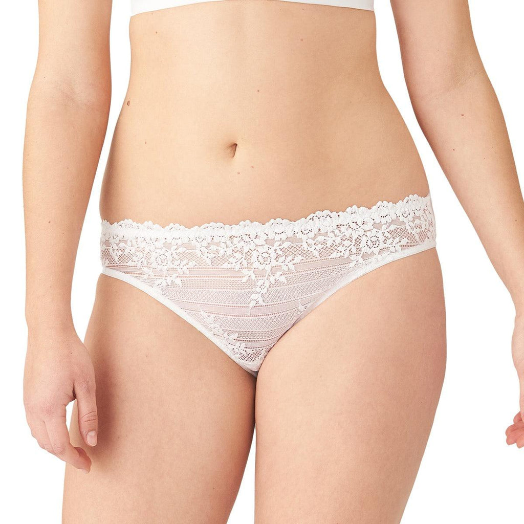 Wacoal Embrace Lace White Bikini – Lion's Lair Boutique