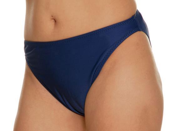 Topanga Navy Foxy Brief - Lion's Lair Boutique - 1X, 2X, Bottom, Classic, continuity, L, M, Navy, S, Solid, Swimwear, T.H.E., USA, XL - T.H.E Swimwear